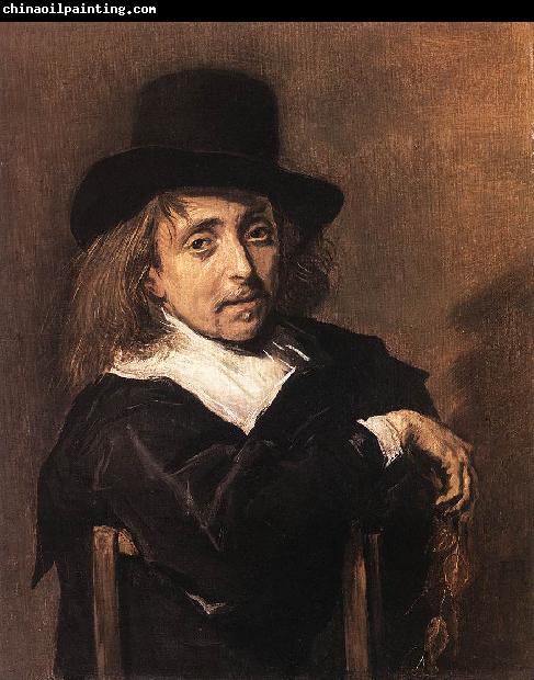 HALS, Frans Seated Man Holding a Branch