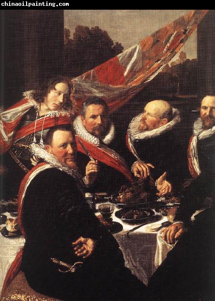 HALS, Frans Banquet of the Officers of the St George Civic Guard (detail)