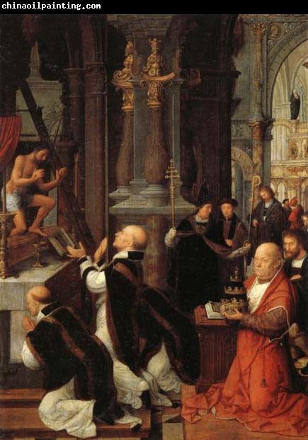 Isenbrandt, Adriaen The Mass of St.Gregory