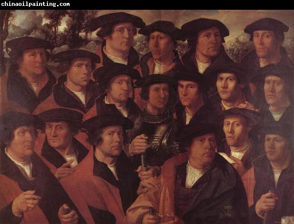 JACOBSZ, Dirck Group Portrait of the Arquebusiers of Amsterdam