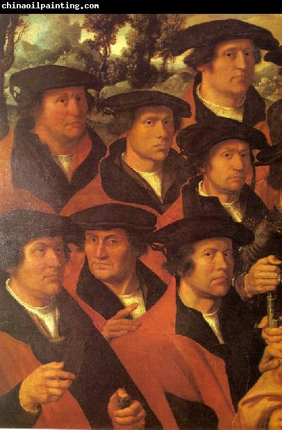 JACOBSZ, Dirck Group Portrait of the Arquebusiers of Amsterdam