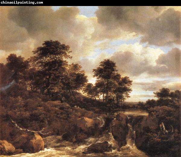 Jacob van Ruisdael Landscape with Waterfall