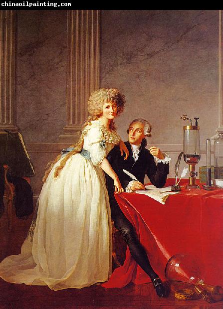 Jacques-Louis David Portrait of Monsieur Lavoisier and His Wife