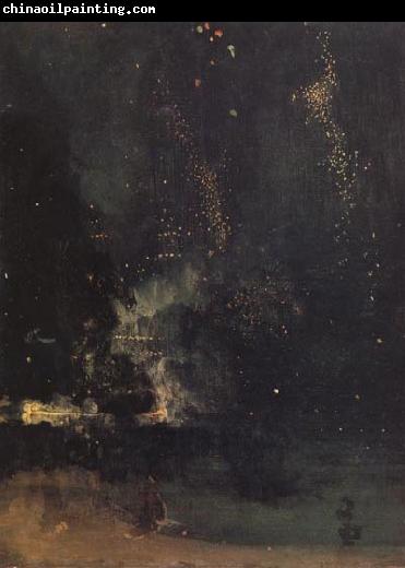 James Abbott McNeil Whistler Nocturne in Black and Gold:The Falling Rocket