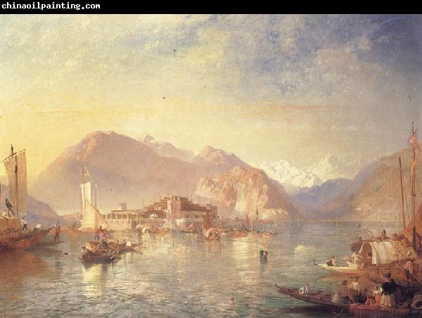 James Baker Pyne Isola Bella,Lago Maggiore