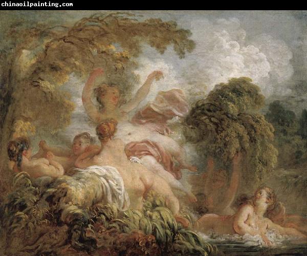 Jean-Honore Fragonard The Bathers