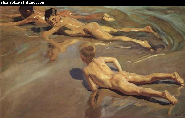 Joaquin Sorolla Y Bastida Children on the Beach