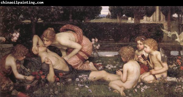 John William Waterhouse The Awakening of Adonis