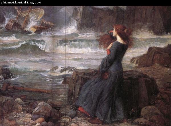 John William Waterhouse Miranda-The Tempest