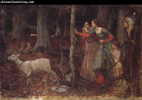 John William Waterhouse The Mystic Wood