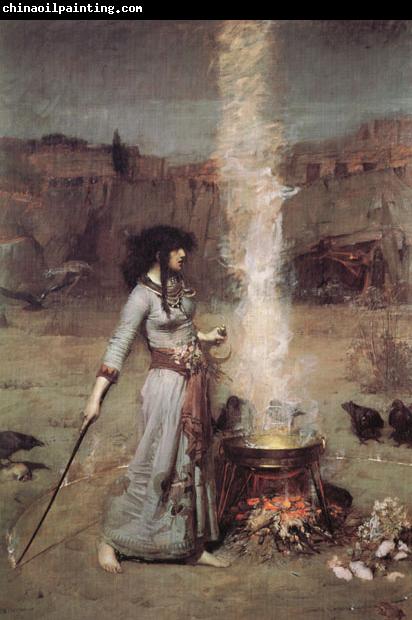 John William Waterhouse The Magic Circle