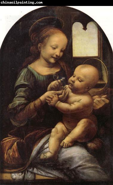 LEONARDO da Vinci The Benois Madonna