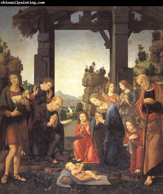 LORENZO DI CREDI The Adoration of the Shepherds