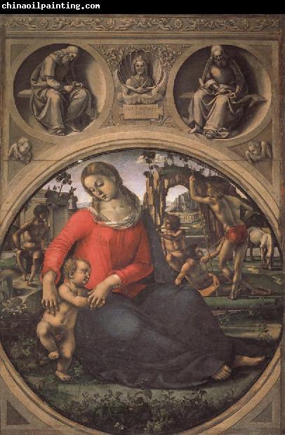 Luca Signorelli Madonna and Child with Prophets