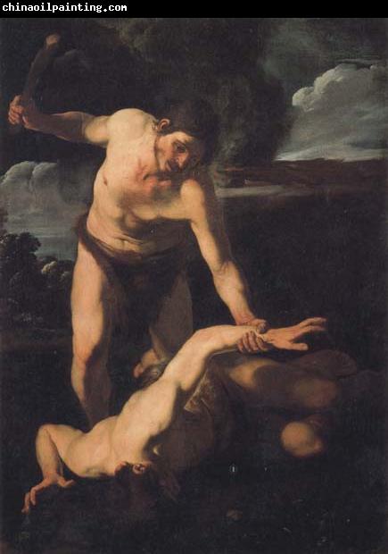 MANFREDI, Bartolomeo Cain and Abel