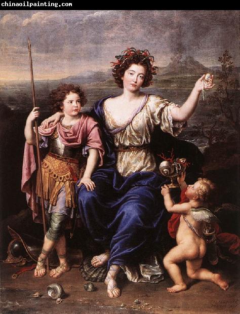 MIGNARD, Pierre The Marquise de Seignelay and Two of her Children