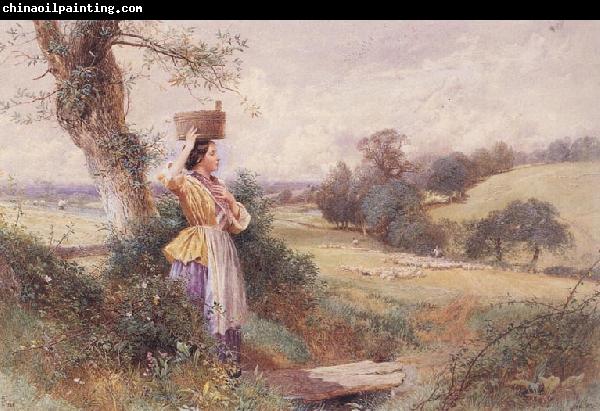 Myles Birket Foster,RWS The Milkmaid