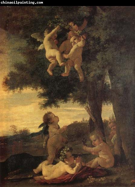 Nicolas Poussin Cupids and Genii