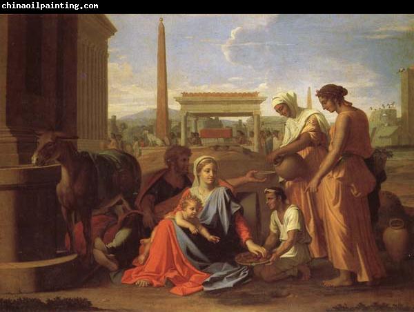 Nicolas Poussin Rest on the Flight into Egypt