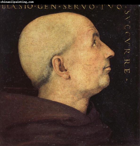 PERUGINO, Pietro Portrait of Dom Biagio Milanesi