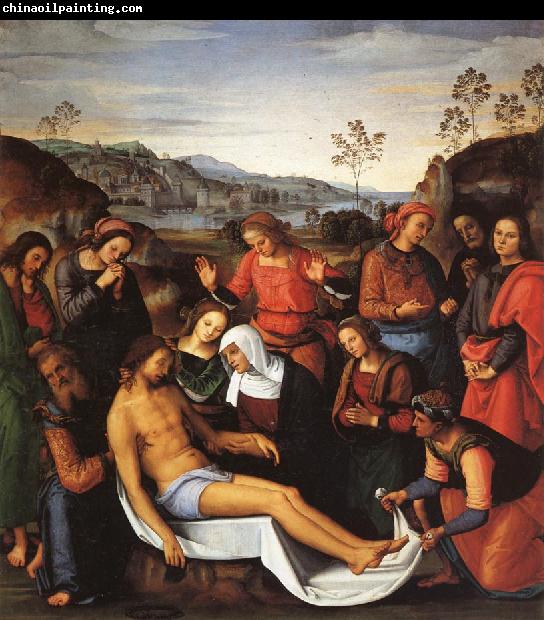 PERUGINO, Pietro The Lamentation over the Dead Christ