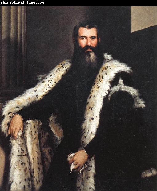 Paolo Veronese Portrait of a Gentleman in a Fur