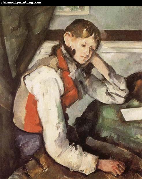 Paul Cezanne Boy in a Red Waistcoat