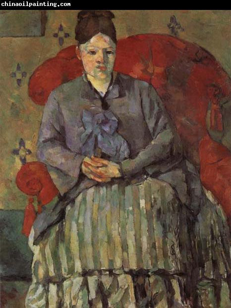 Paul Cezanne Madame Cezanne in a Red Armchair