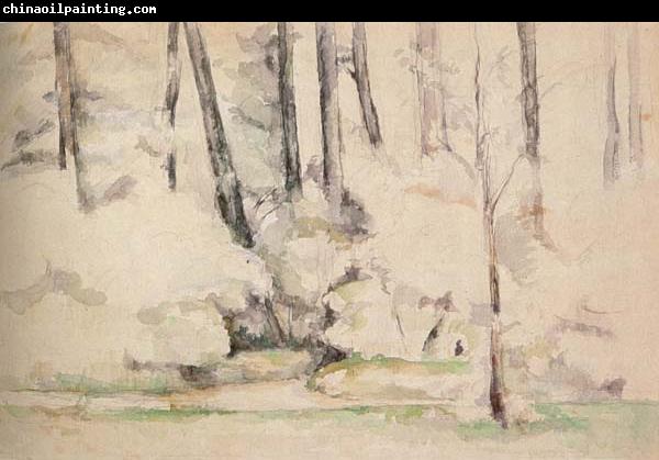 Paul Cezanne Sous-bois