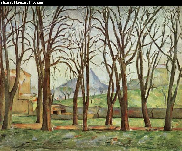 Paul Cezanne Chestnut Trees at the jas de Bouffan