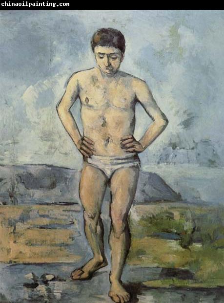 Paul Cezanne Man Standing,Hands on Hips