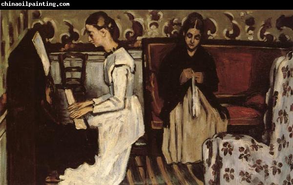 Paul Cezanne Young Girl at the Piano