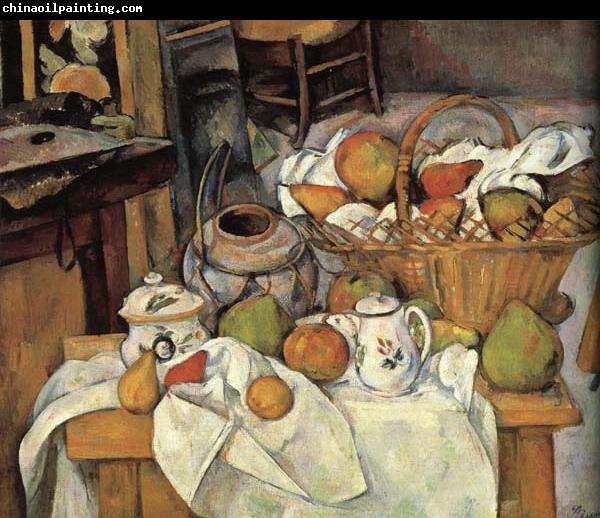 Paul Cezanne La Table de cuisine