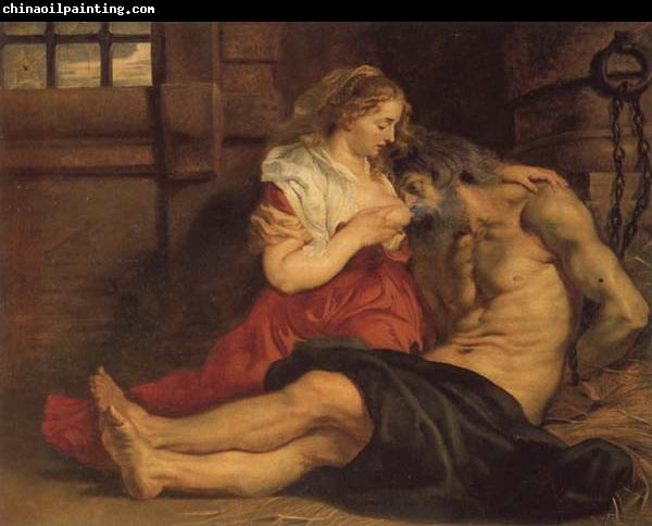 Peter Paul Rubens A Roman Woman's Love for Her Father