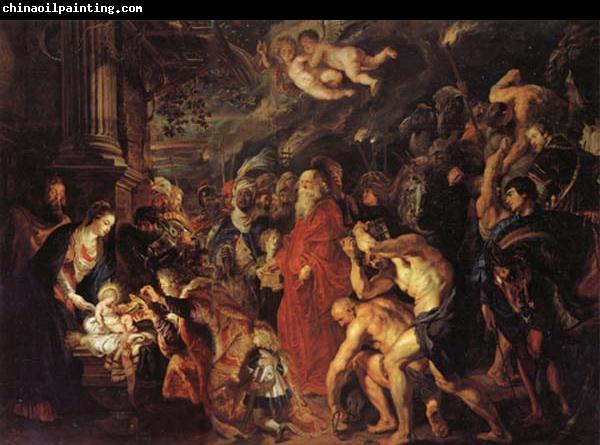 Peter Paul Rubens The Adoration of the Magi 1608 and 1628-1629