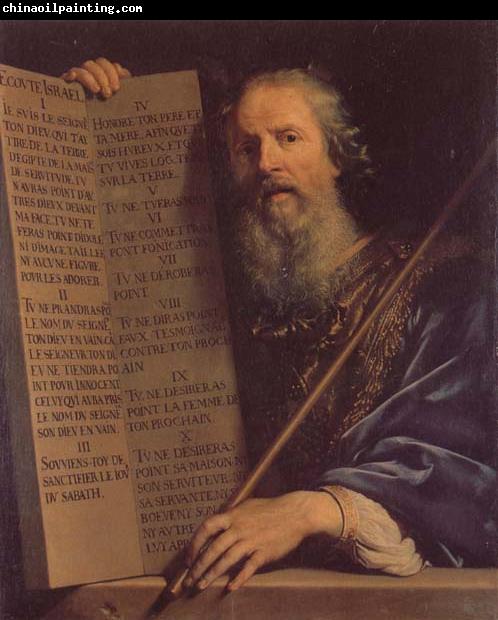 Philippe de Champaigne Moses with th Ten Commandments
