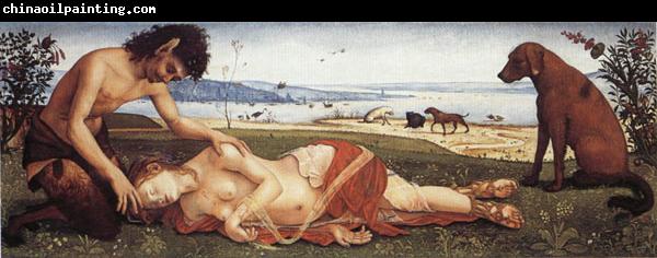 Piero di Cosimo Satyr Mourning over a Nymph