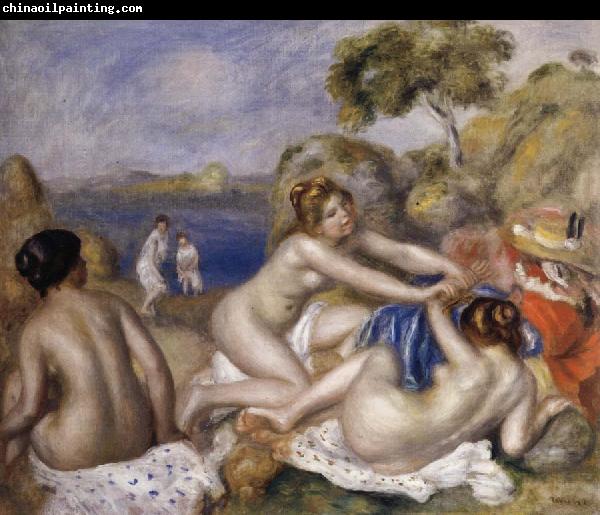 Pierre Renoir Three Bathers with a Crab