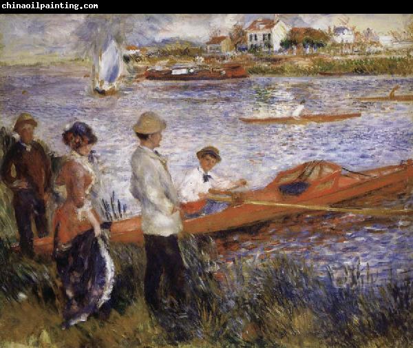 Pierre Renoir Oarsmen at Chatou