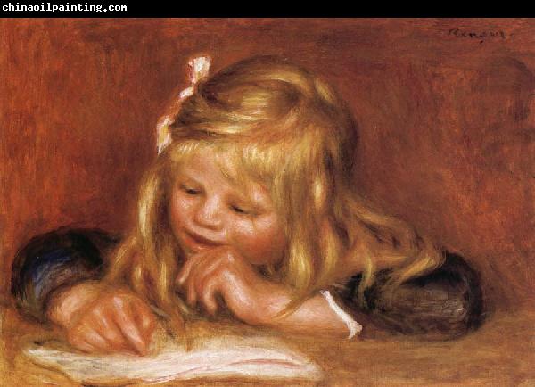 Pierre Renoir Coco Reading