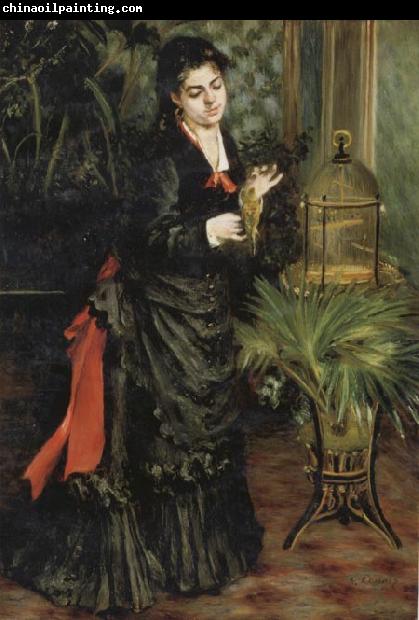 Pierre Renoir Woman with a Parrot(Henriette Darras)