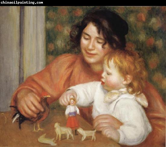 Pierre Renoir Child with Toys(Gabrielle and Jean)