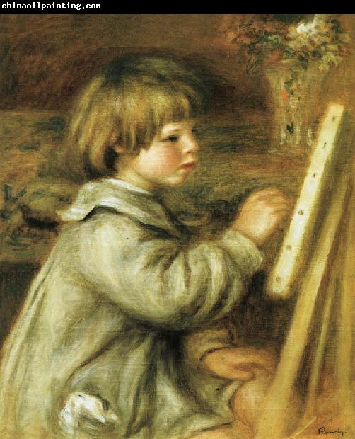 Pierre Renoir Coco Painting