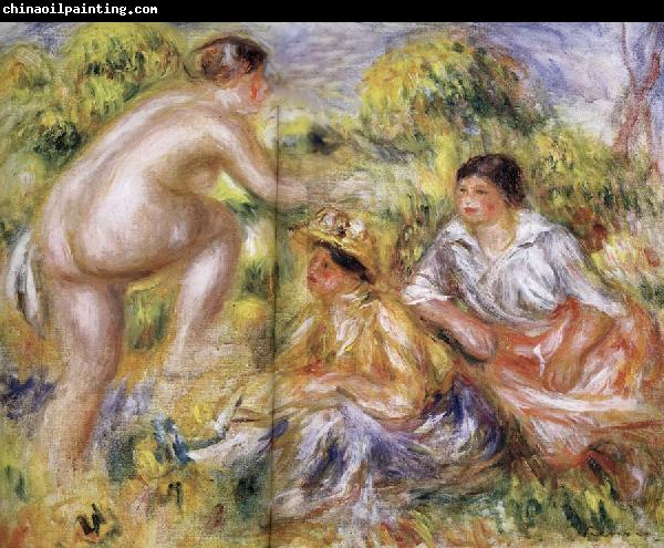 Pierre Renoir Young Women in the Country