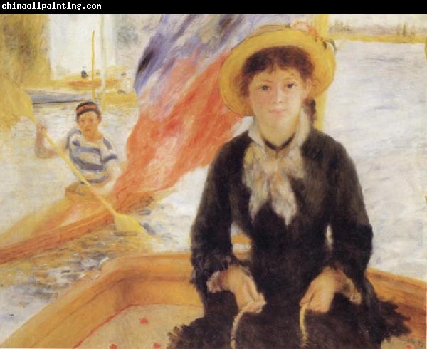 Pierre Renoir Girl in a Boat