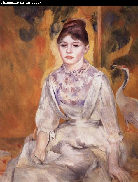 Pierre Renoir Young Girl with a Swan