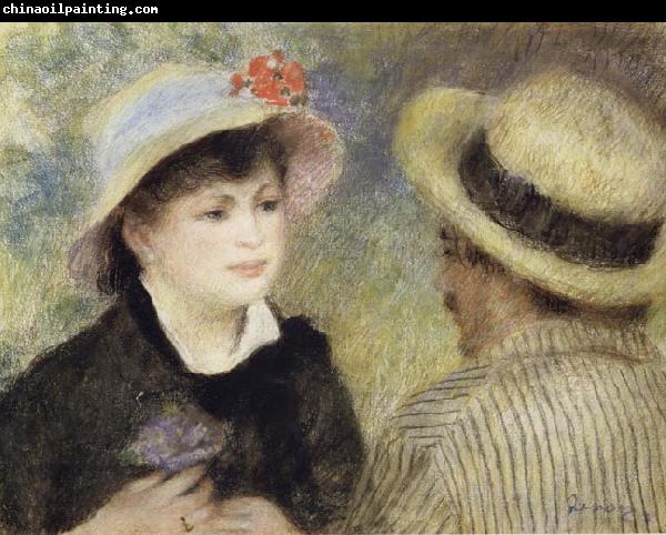 Pierre Renoir Boating Couple (Aline Charigot and Renoir)