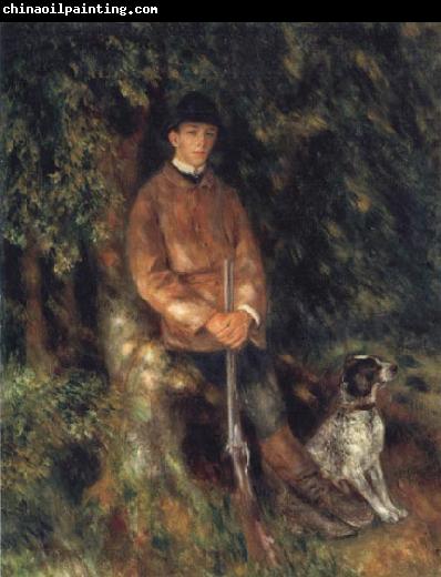 Pierre Renoir Alfred Berard and his Dog