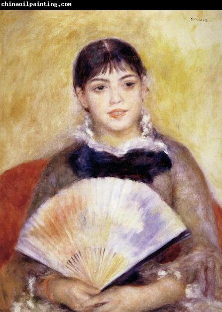 Pierre Renoir Girl with a Fan