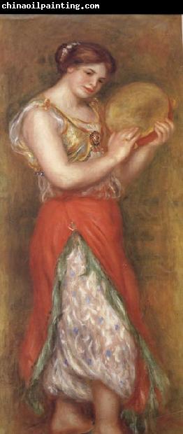 Pierre Renoir Dancing Girl with Tambourine